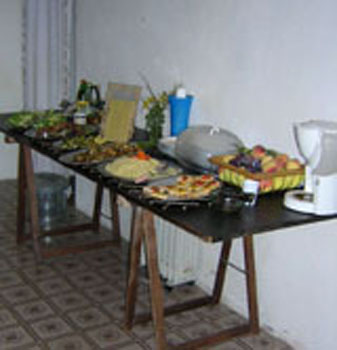 food table